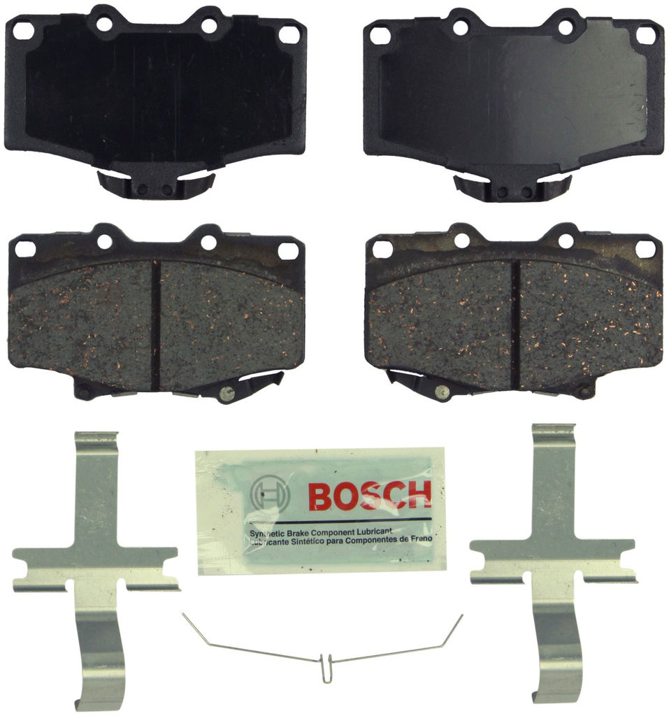 Bosch BE611H - Blue Disc Brake Pad Set, Ceramic, with Hardware, Two Wheel Set