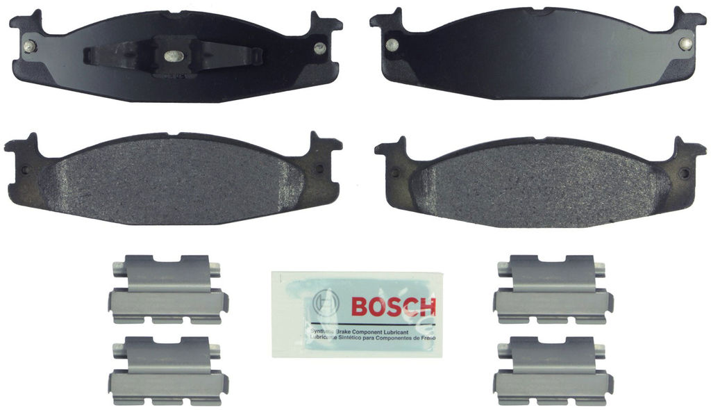 Bosch BE632H - Blue Disc Brake Pad Set, Ceramic, with Hardware, Two Wheel Set