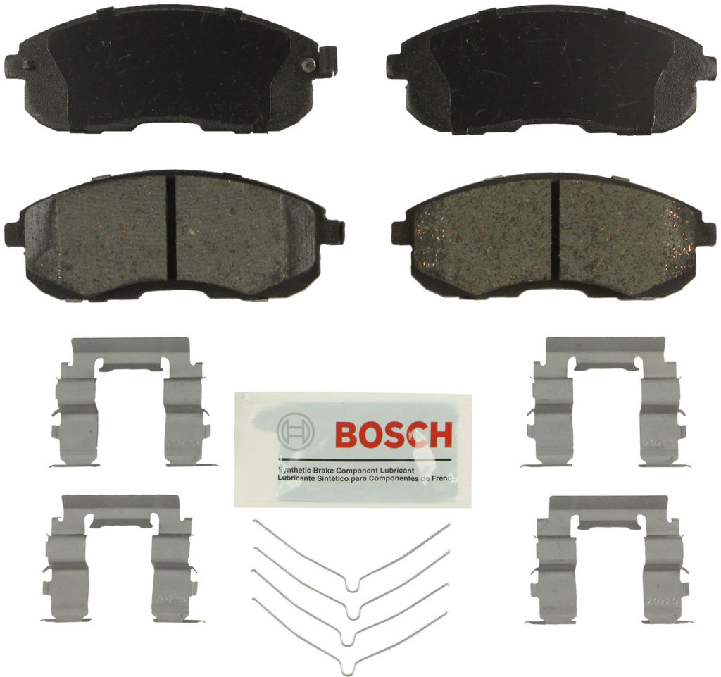 Bosch BE653H - Blue Disc Brake Pad Set, Ceramic, with Hardware, Two Wheel Set
