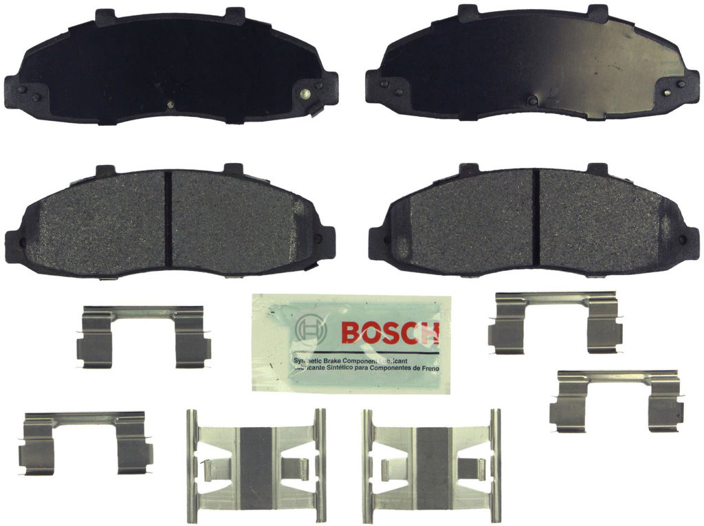 Bosch BE679H - Blue Disc Brake Pad Set, Semi-Metallic, with Hardware, Two Wheel Set