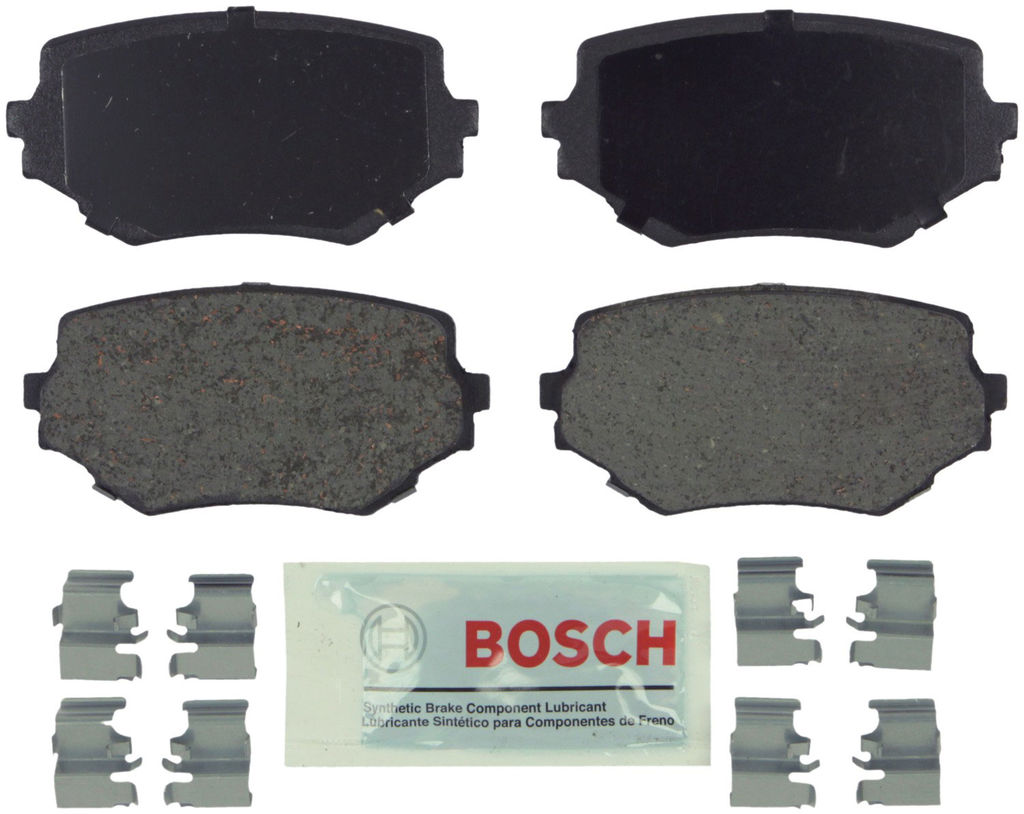 Bosch BE680H - Blue Disc Brake Pad Set, Ceramic, with Hardware, Two Wheel Set