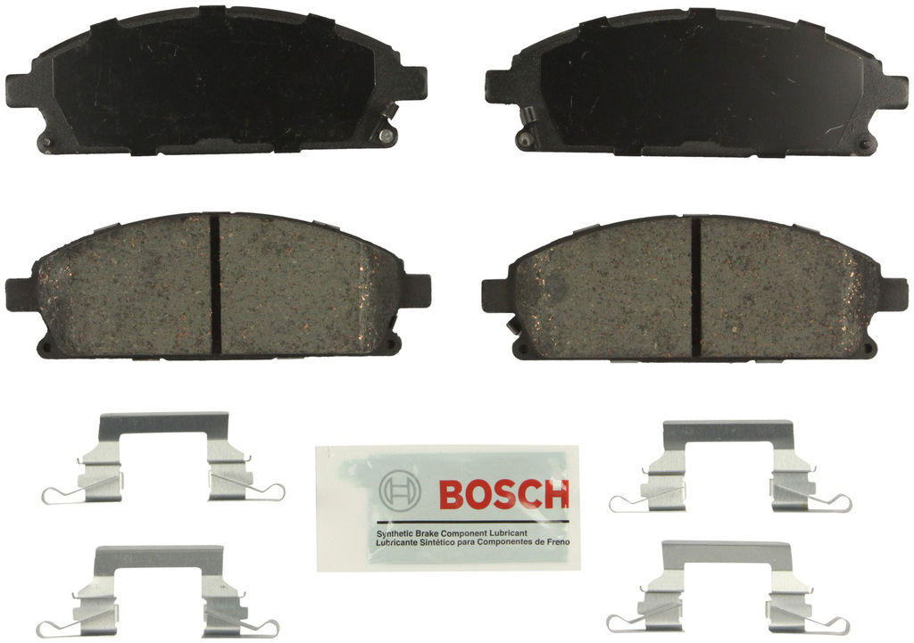 Bosch BE691H - Blue Disc Brake Pad Set, Ceramic, with Hardware, Two Wheel Set