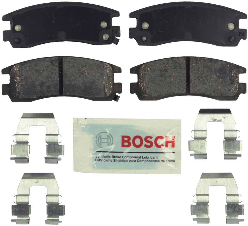 Bosch BE698H - Blue Disc Brake Pad Set, Ceramic, with Hardware, Two Wheel Set