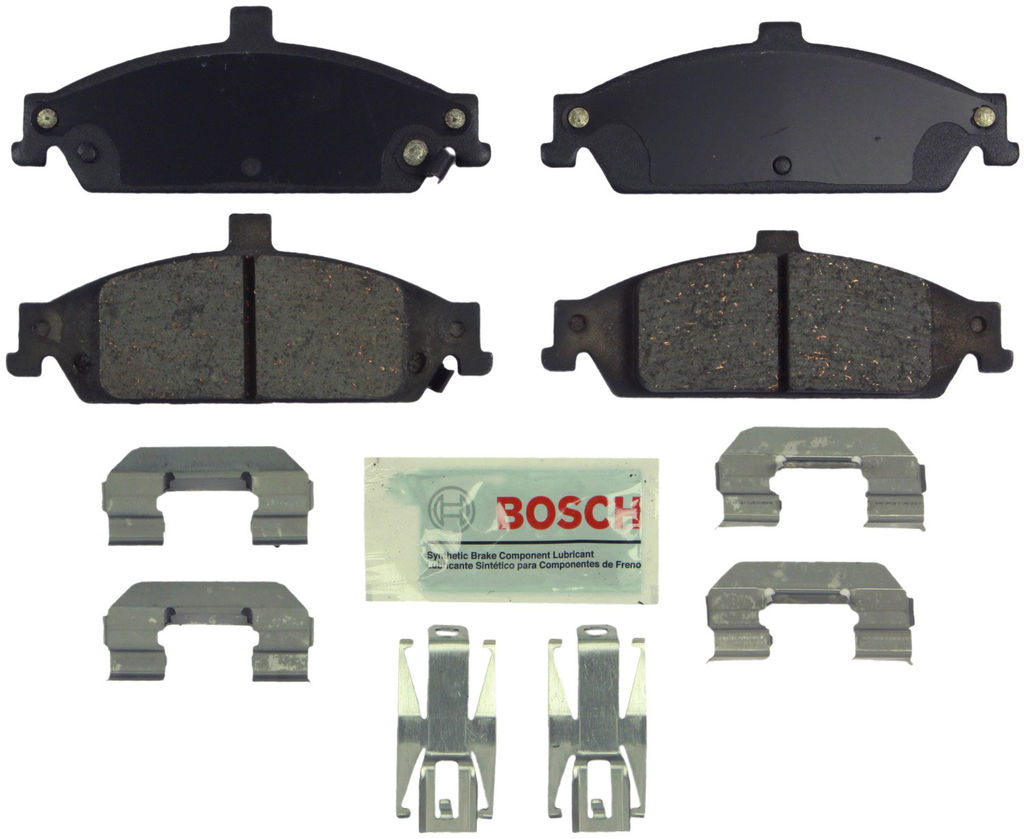 Bosch BE727H - Blue Disc Brake Pad Set, Ceramic, with Hardware, Two Wheel Set