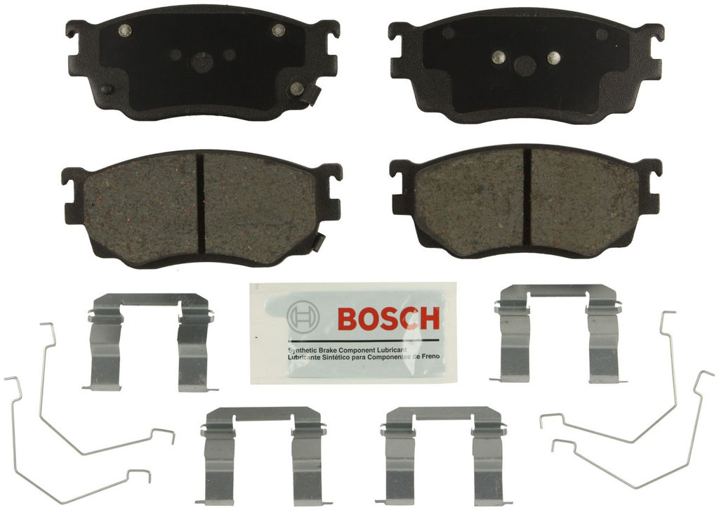 Bosch BE755H - Blue Disc Brake Pad Set, Ceramic, with Hardware, Two Wheel Set