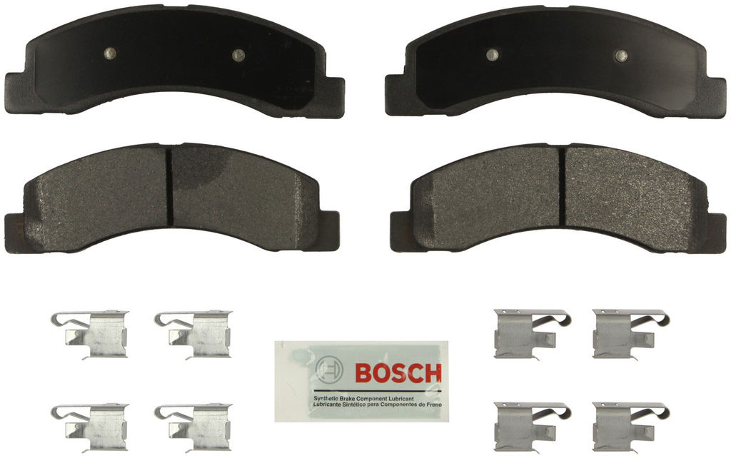Bosch BE756H - Blue Disc Brake Pad Set, Semi-Metallic, with Hardware, Two Wheel Set