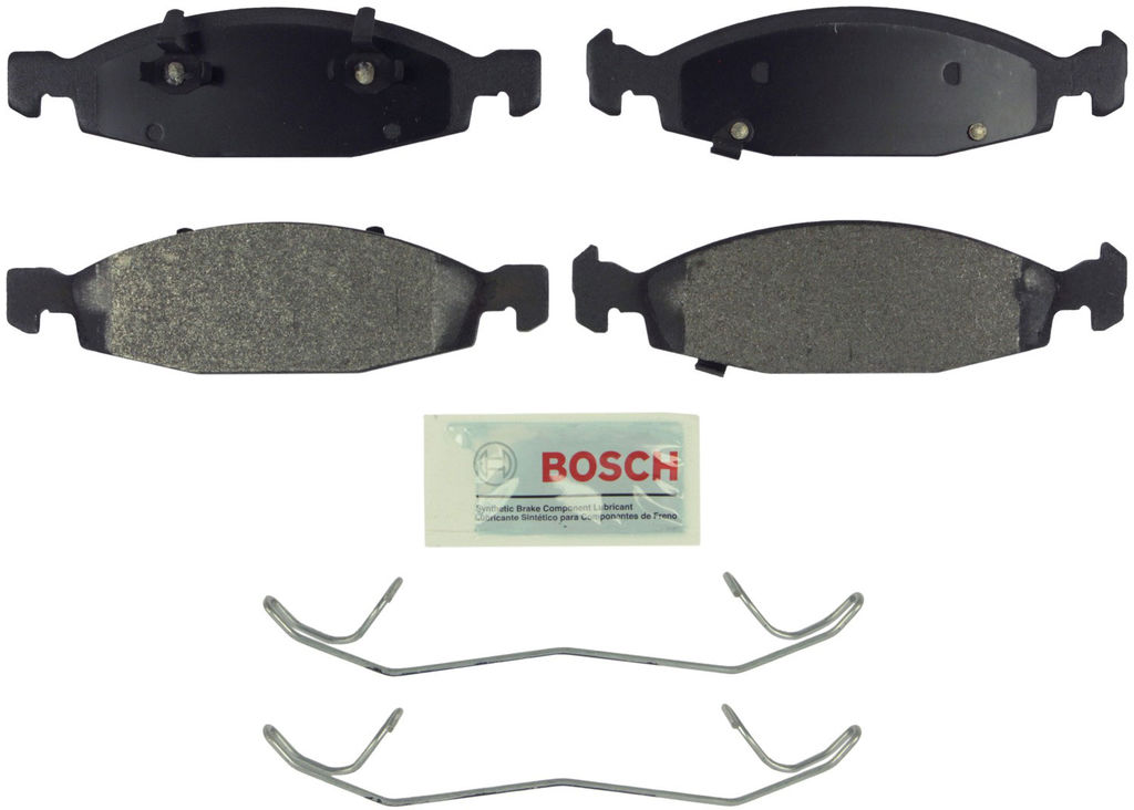 Bosch BE790H - Blue Disc Brake Pad Set, Semi-Metallic, with Hardware, Two Wheel Set