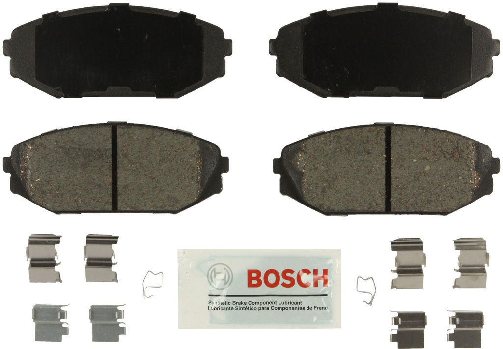 Bosch BE793H - Blue Disc Brake Pad Set, Ceramic, with Hardware, Two Wheel Set