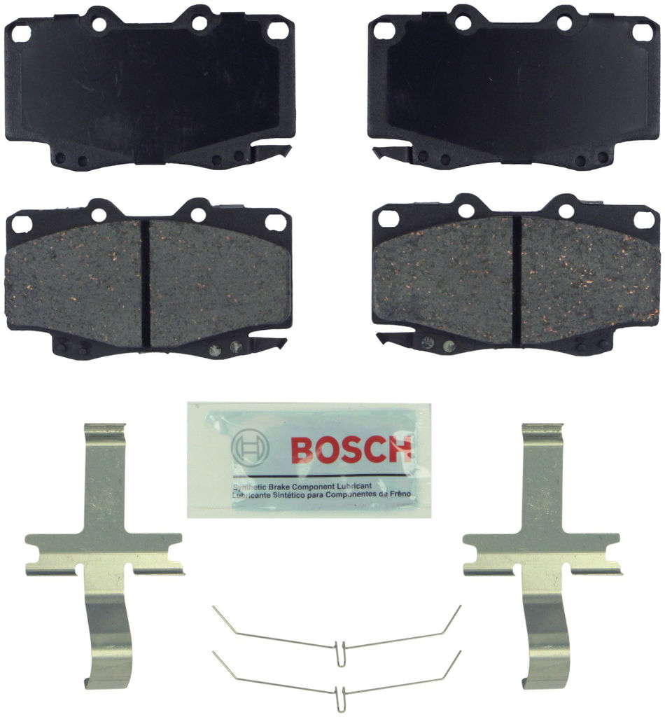 Bosch BE799H - Blue Disc Brake Pad Set, Ceramic, with Hardware, Two Wheel Set