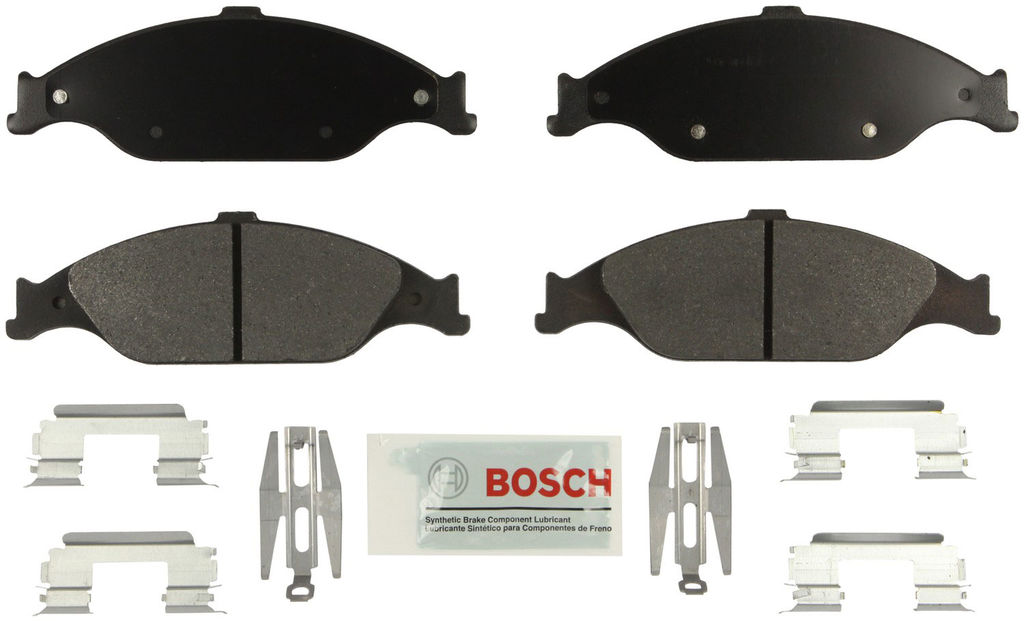 Bosch BE804H - Blue Disc Brake Pad Set, Ceramic, with Hardware, Two Wheel Set