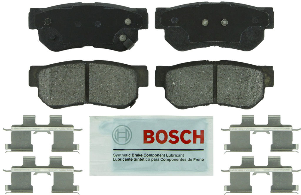 Bosch BE813H - Blue Disc Brake Pad Set, Ceramic, with Hardware, Two Wheel Set