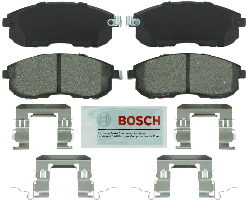 Bosch BE815AH - Blue Disc Brake Pad Set, Ceramic, with Hardware, Two Wheel Set