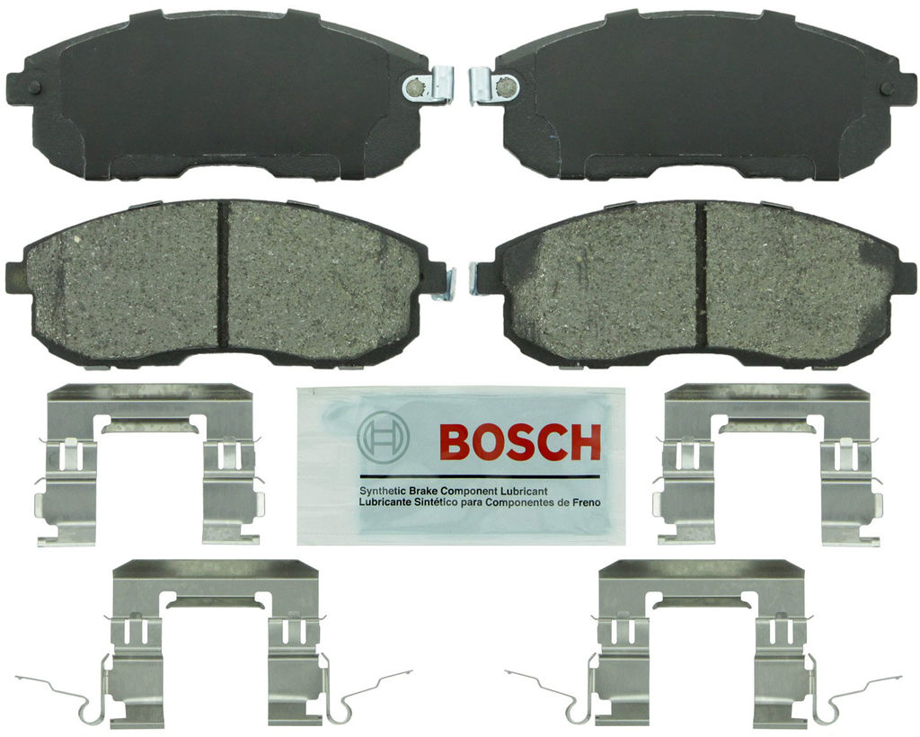 Bosch BE815H - Blue Disc Brake Pad Set, Ceramic, with Hardware, Two Wheel Set