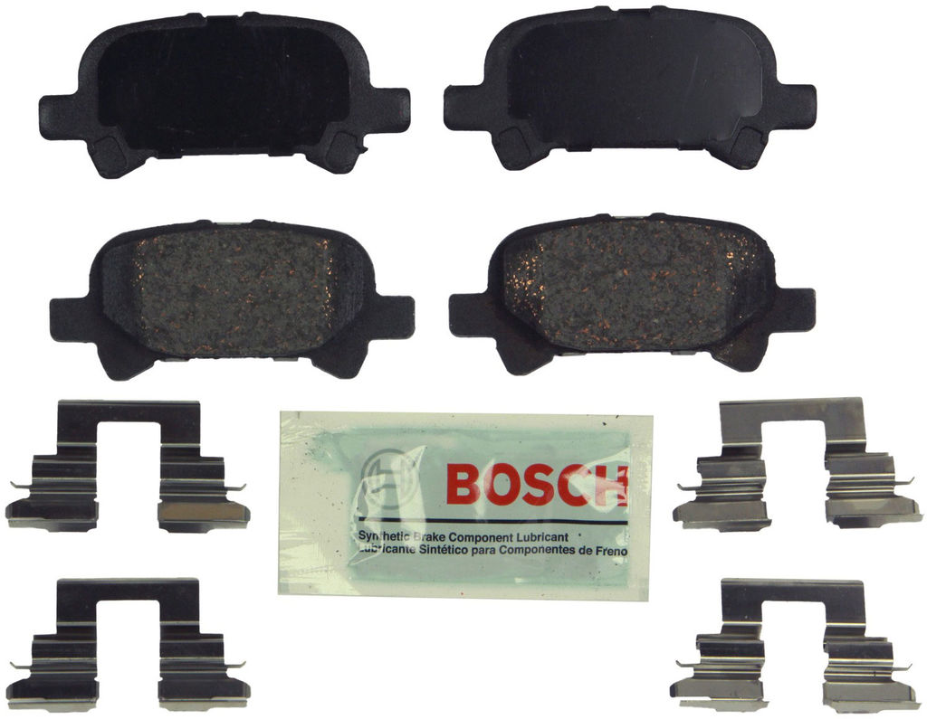 Bosch BE828H - Blue Disc Brake Pad Set, Ceramic, with Hardware, Two Wheel Set