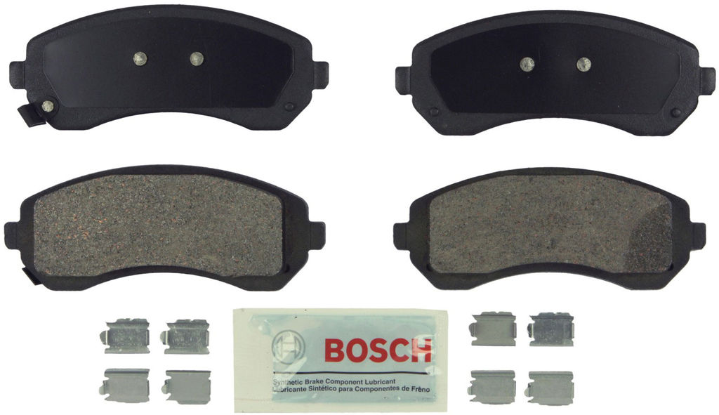 Bosch BE844H - Blue Disc Brake Pad Set, Semi-Metallic, with Hardware, Two Wheel Set