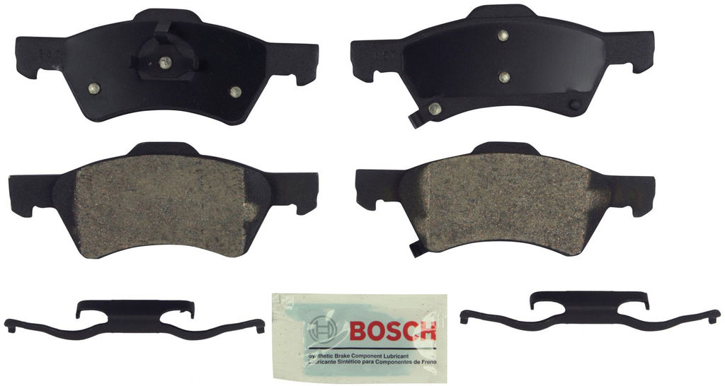 Bosch BE857H - Blue Disc Brake Pad Set, Semi-Metallic, with Hardware, Two Wheel Set