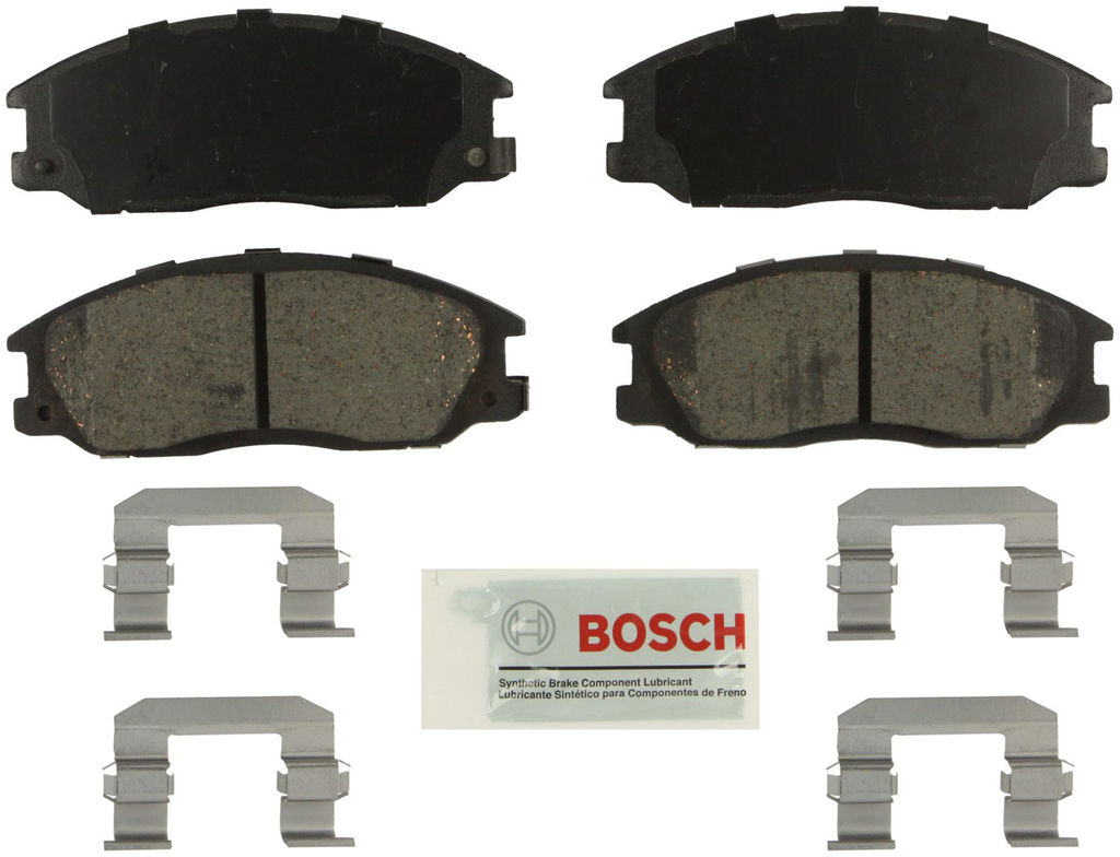 Bosch BE864H - Blue Disc Brake Pad Set, Ceramic, with Hardware, Two Wheel Set