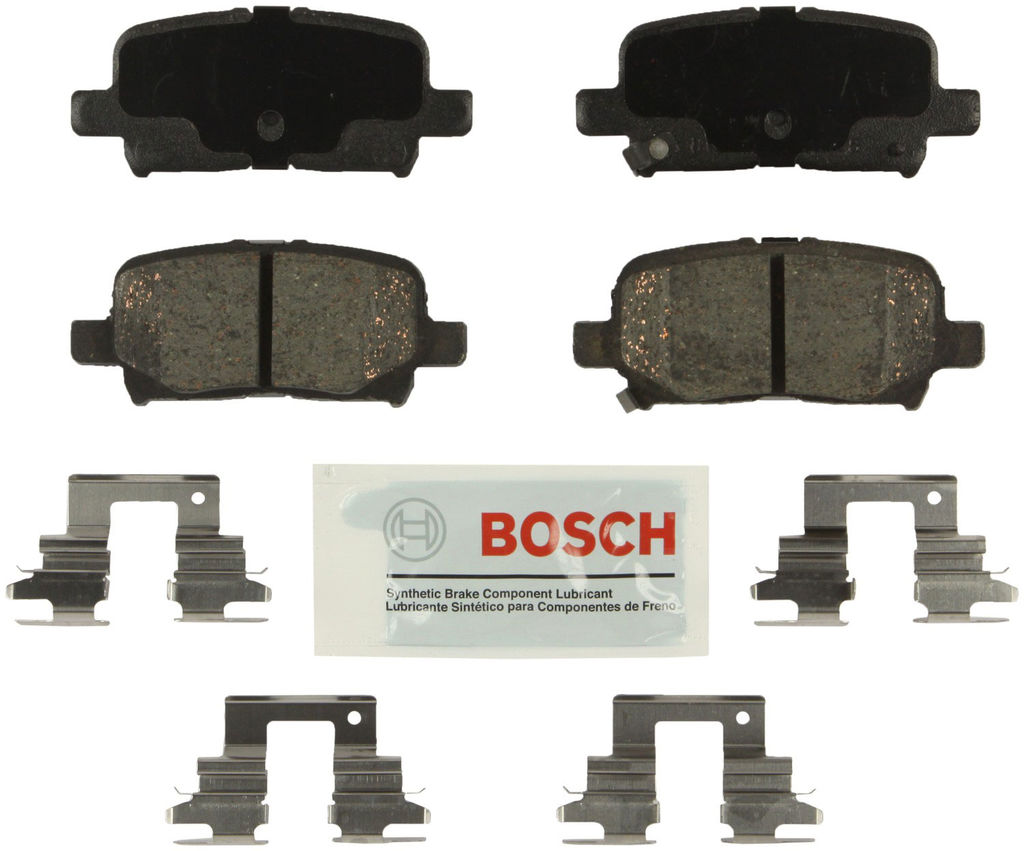 Bosch BE865H - Blue Disc Brake Pad Set, Ceramic, with Hardware, Two Wheel Set