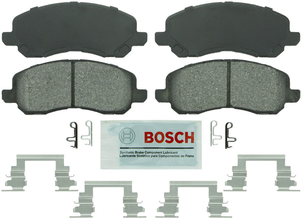 Bosch BE866H - Blue Disc Brake Pad Set, Ceramic, with Hardware, Two Wheel Set