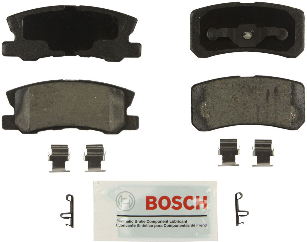 Bosch BE868H - Blue Disc Brake Pad Set, Ceramic, with Hardware, Two Wheel Set