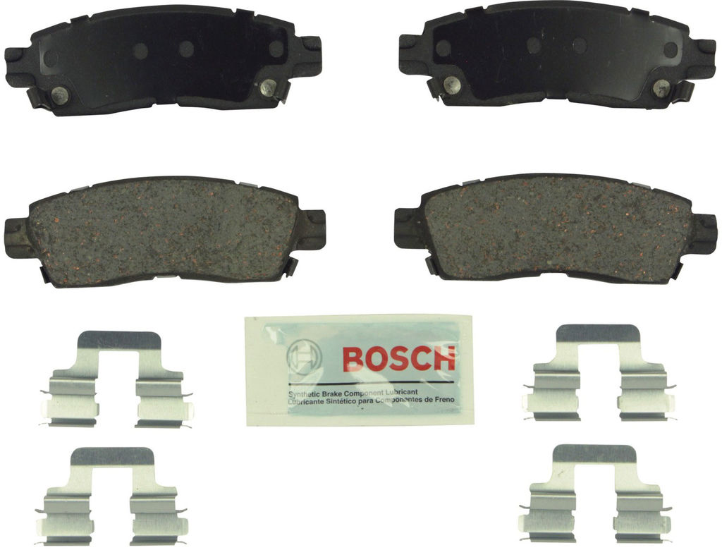 Bosch BE883H - Blue Disc Brake Pad Set, Ceramic, with Hardware, Two Wheel Set