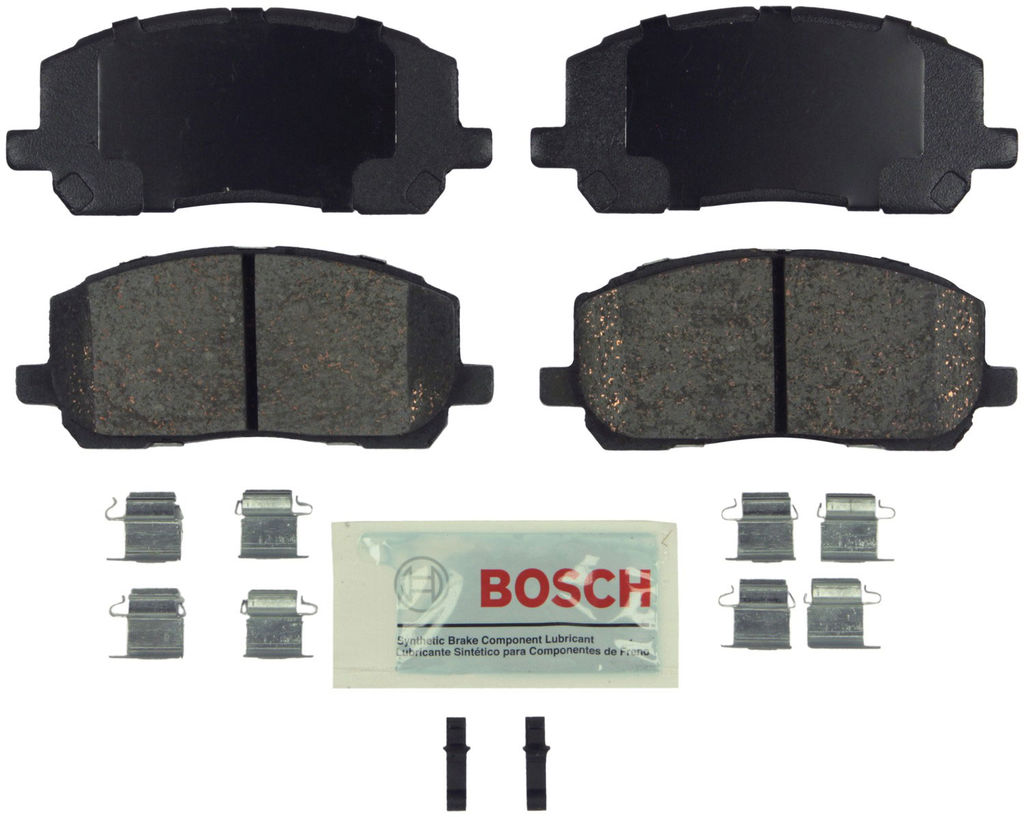Bosch BE884H - Blue Disc Brake Pad Set, Ceramic, with Hardware, Two Wheel Set