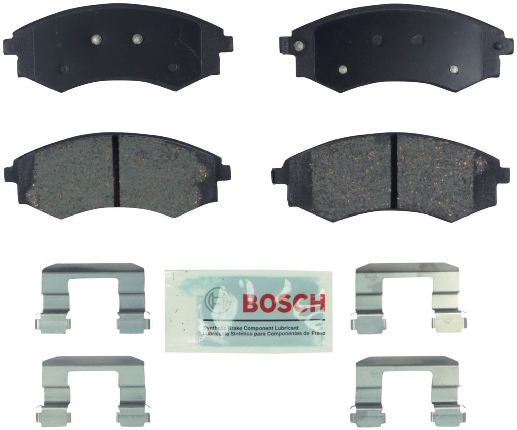 Bosch BE887H - Blue Disc Brake Pad Set, Ceramic, with Hardware, Two Wheel Set