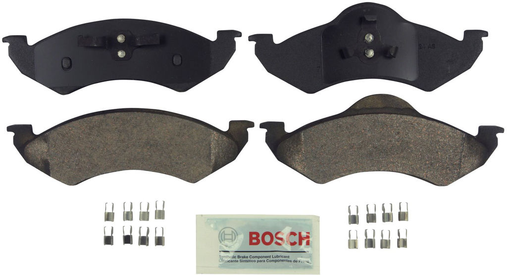 Bosch BE897H - Blue Disc Brake Pad Set, Semi-Metallic, with Hardware, Two Wheel Set