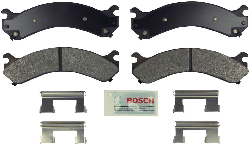 Bosch BE909H - Blue Disc Brake Pad Set, Ceramic, with Hardware, Two Wheel Set
