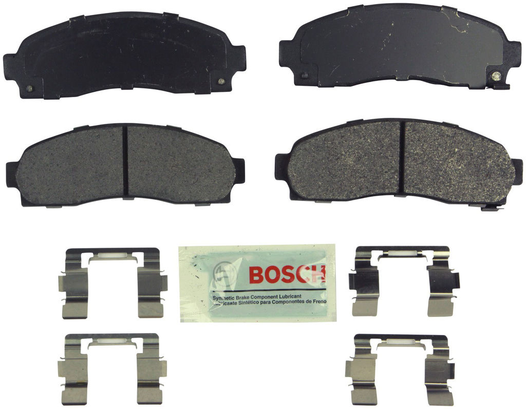 Bosch BE913H - Blue Disc Brake Pad Set, Semi-Metallic, with Hardware, Two Wheel Set
