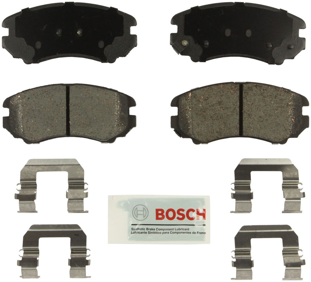 Bosch BE924H - Blue Disc Brake Pad Set, Ceramic, with Hardware, Two Wheel Set