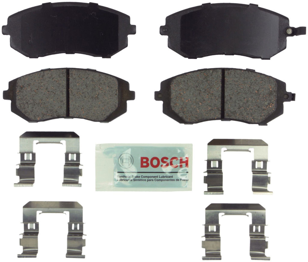 Bosch BE929H - Blue Disc Brake Pad Set, Ceramic, with Hardware, Two Wheel Set