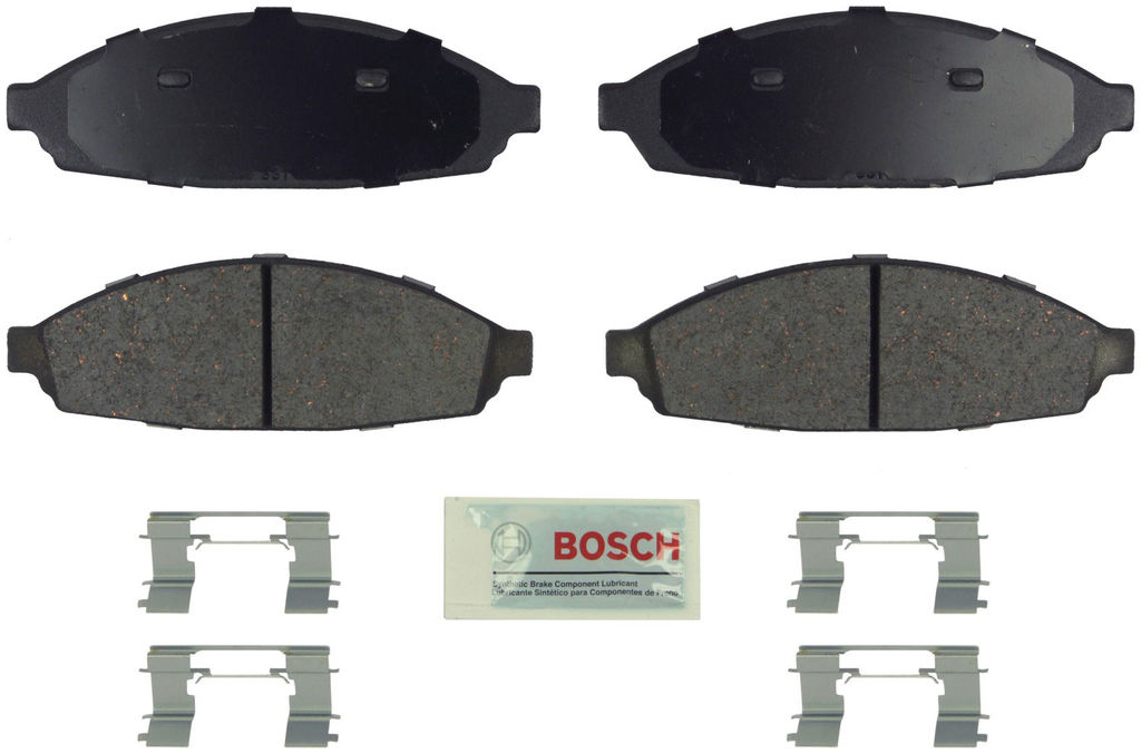 Bosch BE931H - Blue Disc Brake Pad Set, Ceramic, with Hardware, Two Wheel Set