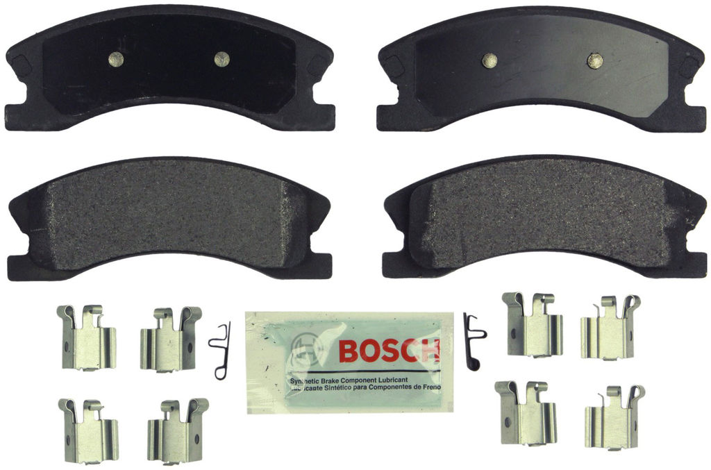 Bosch BE945H - Blue Disc Brake Pad Set, Semi-Metallic, with Hardware, Two Wheel Set