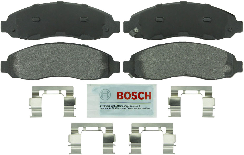 Bosch BE962H - Blue Disc Brake Pad Set, Semi-Metallic, with Hardware, Two Wheel Set