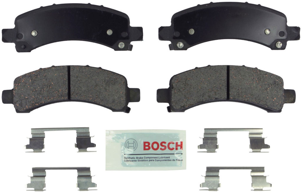 Bosch BE974H - Blue Disc Brake Pad Set, Ceramic, with Hardware, Two Wheel Set