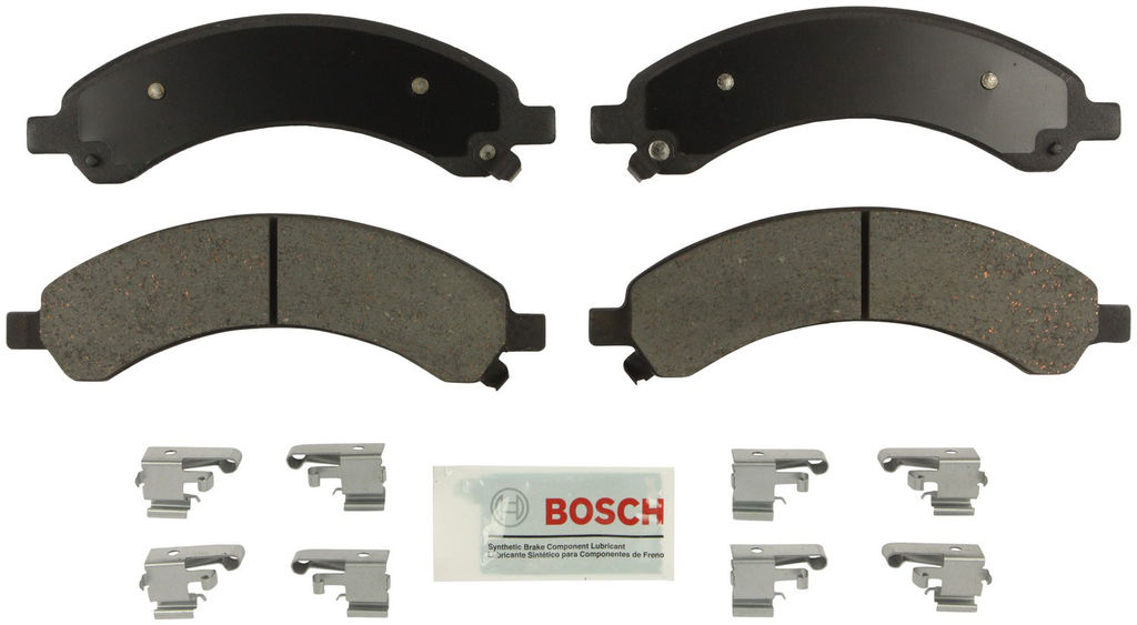 Bosch BE989H - Blue Disc Brake Pad Set, Ceramic, with Hardware, Two Wheel Set