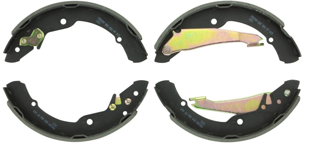 Bosch BS482R - Premium Blue Brake Shoes, Two Wheel Set