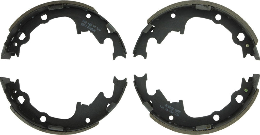 Bosch BS538 - Premium Blue Brake Shoes, Two Wheel Set