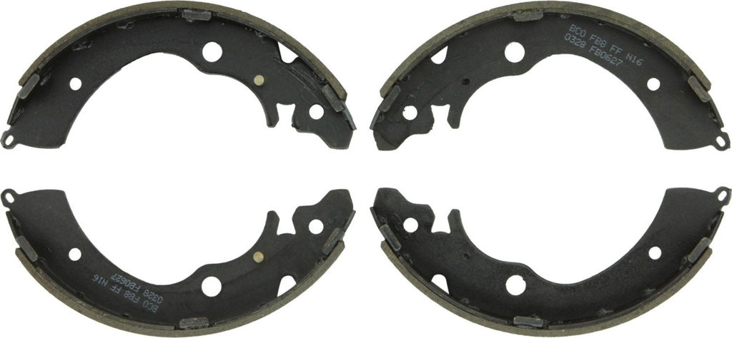 Bosch BS627 - Premium Blue Brake Shoes, Two Wheel Set