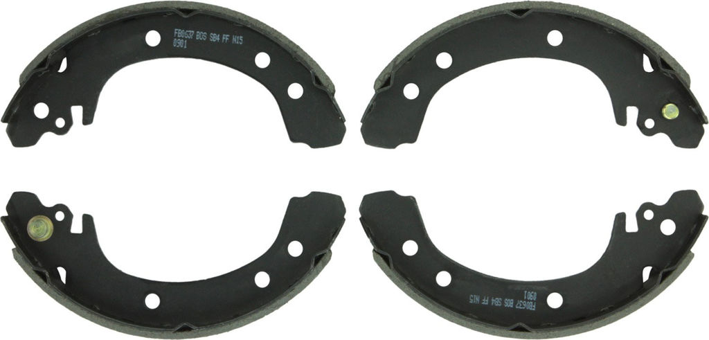 Bosch BS637 - Premium Blue Brake Shoes, Two Wheel Set