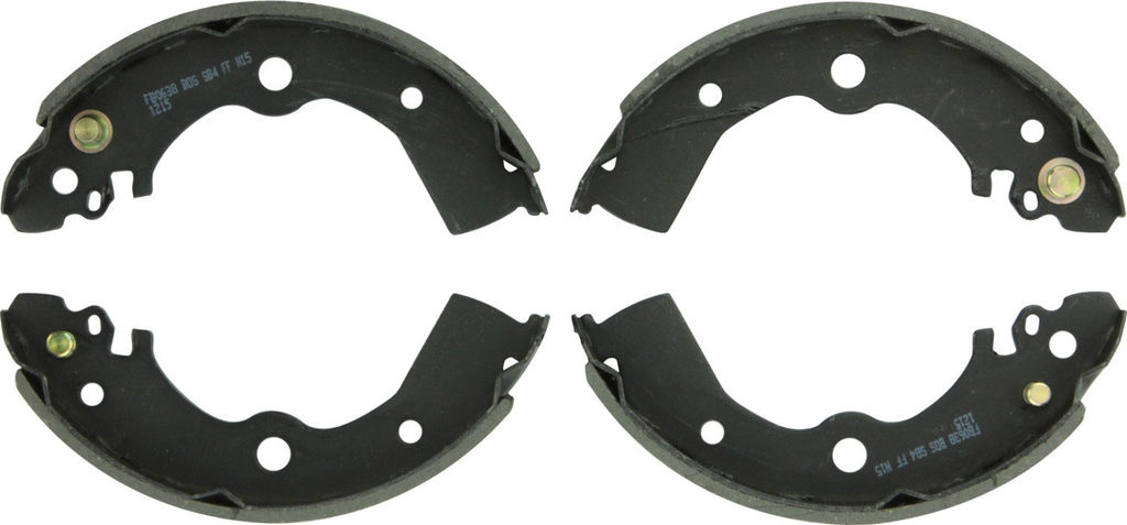 Bosch BS638 - Premium Blue Brake Shoes, Two Wheel Set