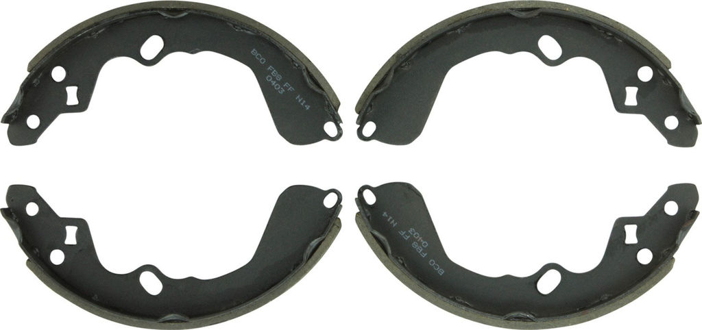 Bosch BS667 - Premium Blue Brake Shoes, Two Wheel Set
