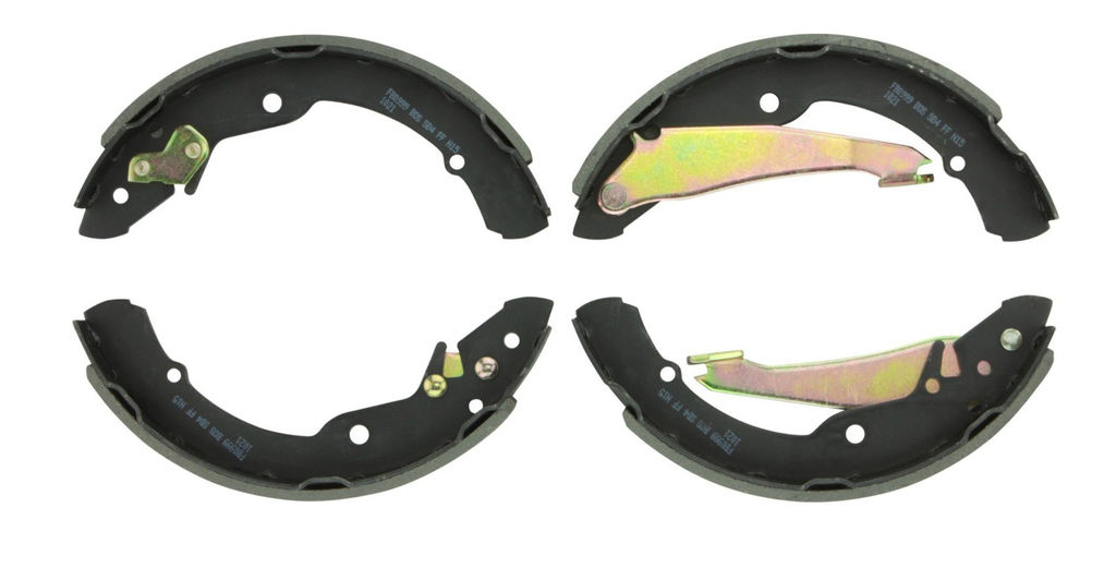 Bosch BS704 - Premium Blue Brake Shoes, Two Wheel Set
