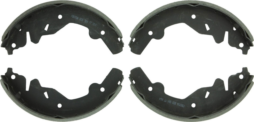 Bosch BS706 - Premium Blue Brake Shoes, Two Wheel Set