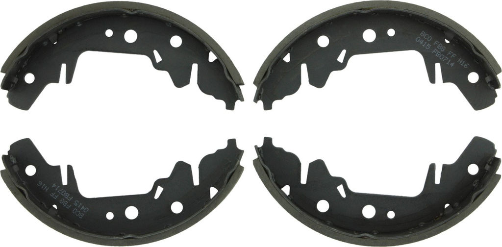 Bosch BS714 - Premium Blue Brake Shoes, Two Wheel Set