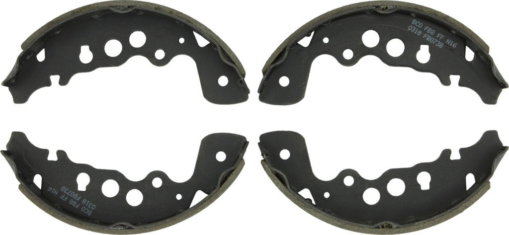 Bosch BS738 - Premium Blue Brake Shoes, Two Wheel Set