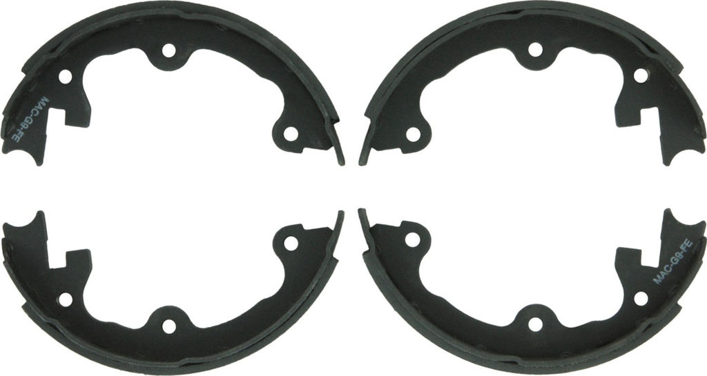 Bosch BS741 - Premium Blue Parking Brake Shoes, Two Wheel Set