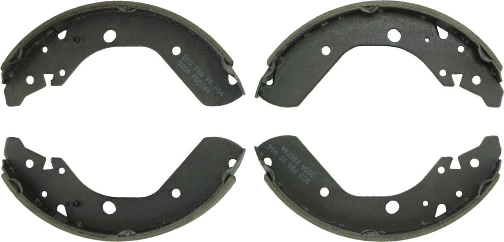 Bosch BS744 - Premium Blue Brake Shoes, Two Wheel Set