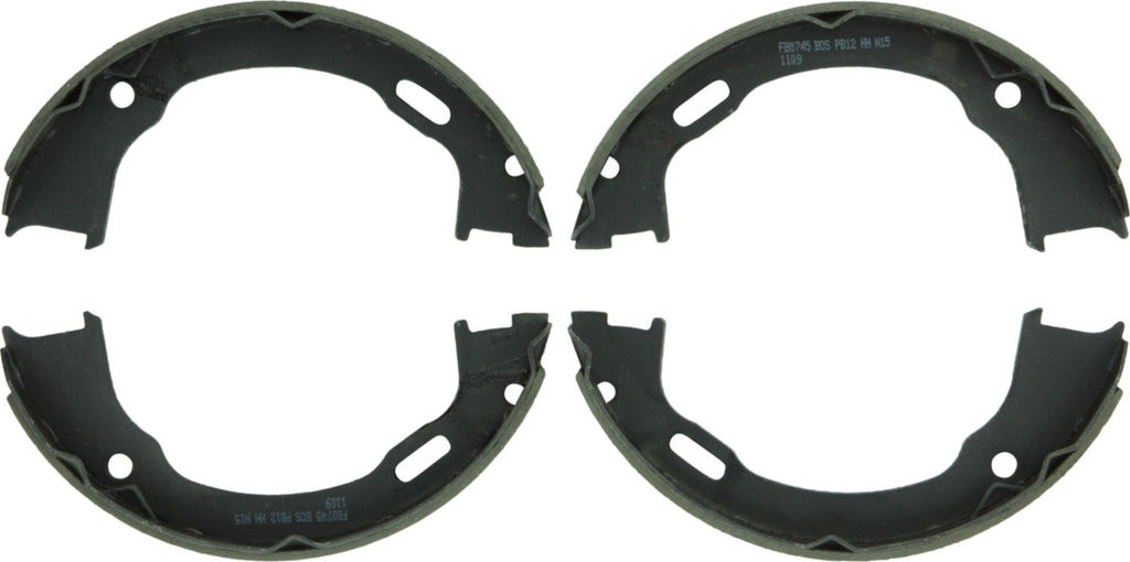 Bosch BS745 - Premium Blue Parking Brake Shoes, Two Wheel Set
